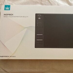 Huion WH1409 V2 Wireless Graphics Drawing Tablet Battery Frees Pen Tilt Support